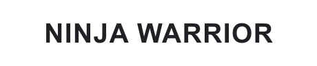 Logotyp för Ninja Warrior
