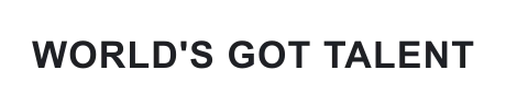 Logotyp för World's Got Talent